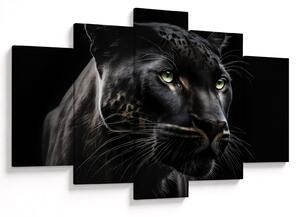 Obraz - Čierny panter (150x105 cm)
