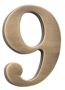 Domová číslica COBRA - 10 cm (OFS), COBRA OFS (bronz česaný)