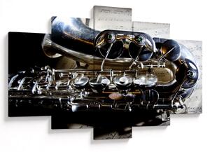 Obraz - Saxofón (150x105 cm)