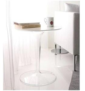 Kartell - Konferenčný stolík Tip Top Glass - 48,5 cm