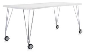 Kartell - Stôl Max na kolieskach - 160x80 cm