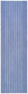 ÚZKY OBRUS, 45/150 cm, modrá, biela Novel - Textil do domácnosti