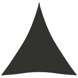 Tieniaca plachta oxfordská látka trojuholníková 4x5x5 m antracitová