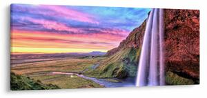 Obraz - Vodopád Seljalandsfoss (120x50 cm)