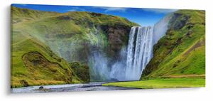 Obraz - Vodopád Seljalandsfoss (120x50 cm)