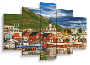 Obraz - Húsavík (150x105 cm)