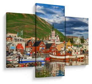 Obraz - Húsavík (90x60 cm)