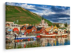 Obraz - Húsavík (90x60 cm)