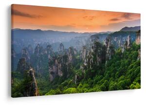 Obraz - Národný lesný park Zhangjiajie (90x60 cm)