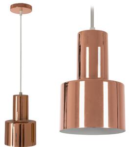 Toolight - Moderná kovová stropná lampa 1xE27 APP283-1CP, ružové zlato, OSW-08401