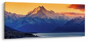 Obraz - Jazero Pukaki (120x50 cm)