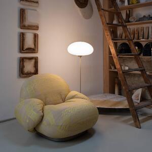 Gubi Stojacia lampa Stemlite, šedá farba, výška 110 cm, stmievateľné, Hliník / sivá / zinok, Obývacia izba / jedáleň, kov, Dizajn, Stojaca lampa