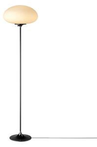 Gubi Stojacia lampa Stemlite, čierna-chrómová, výška 150 cm, stmievateľné, Chrómová / strieborná, Obývacia izba / jedáleň, kov, Dizajn, Stojaca lampa