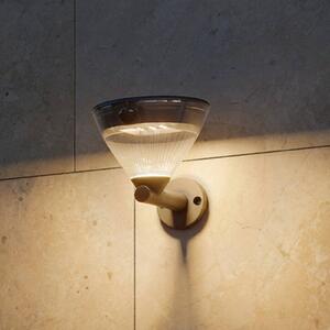 Solárne nástenné svietidlo Philips LED Kyna, čierne, so senzorom, IP44, Čierna, Plast, Nástenné svietidlo
