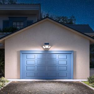 Solarna lampa Philips Zyren, biele, 5 000 K, senzor, IP65, Biela / opálová, Plast, Nástenné svietidlo