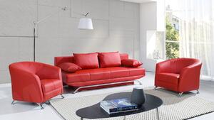 Mirjan24 Sedacia súprava 3+1+1 Augusto, Dostupné poťahy: ekokoža Soft 010 5902928048353