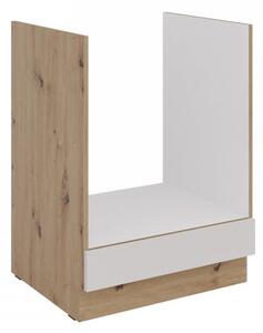 Mirjan24 Kuchynská skrinka pod rúru Solea 60 D GAZ BB, Farby: dub artisan / kašmír 5903211473159