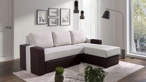 Mirjan24 Rohová sedacia súprava Nado, Dostupné poťahy: Ekokoža Soft 066 + Aura 01, Strana: pravá 5902928171143