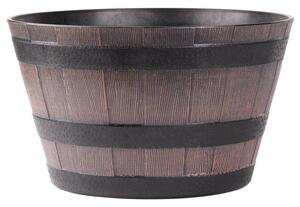 Kvetináč Strend Pro Woodeff, 39x28 cm, teak, truhlík, efekt dreva
