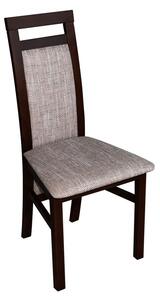 Mirjan24 Stolička JK75, Morenie: wenge, Dostupné poťahy: ekokoža Soft 018 5902928592344