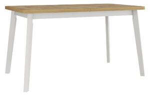 Mirjan24 Stôl Harry 80 x 140/180 VI, Morenie: dub artisan L, Farby nožičiek: biela 5903211234880