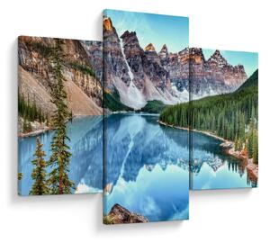 Obraz - Moraine lake (90x60 cm)