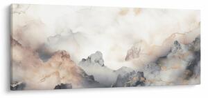 Obraz - Abstrakcia hôr s textúrou mramoru (120x50 cm)
