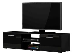 Mirjan24 TV stolík 140 Boho B4, Farby: čierny / čierny lesk 5902928098174