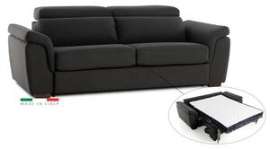 Zltahala.sk Pohovka FELYNE br. FIORELLO s rozkladom na každodenné spanie, 140, tm. šedá (jazz 22 graphite)