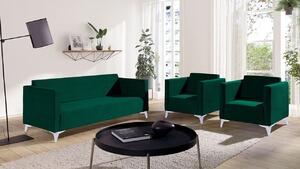Mirjan24 Sedacia súprava Denim 3+1+1, Dostupné poťahy: Solo 260, Farby nožičiek: biely lesk 5902928363852