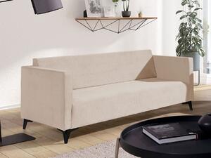 Mirjan24 Pohovka Denim 3, Dostupné poťahy: Solo 251, Farby nožičiek: čierny lesk 5902928257816
