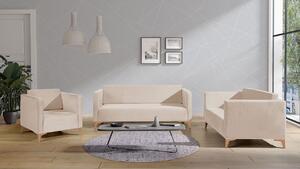 Mirjan24 Sedacia súprava Denim 3+2+1, Dostupné poťahy: Solo 251, Farby nožičiek: dub 5902928353211