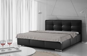 Mirjan24 Posteľ Landron, Rozmer postele: 180x200, Dostupné poťahy: ekokoža Soft 017 (biela) 5902928362749