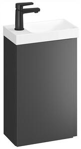 Cersanit Moduo, závesná umývadlová skrinka 39x22x59 cm, antracitová matná, S590-078