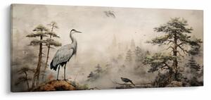 Obraz - Kreslená krajina (120x50 cm)