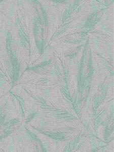 A.S. Création | Vliesová tapeta na stenu Hygge 3 79096-5 | 0,53 x 10,05 m | zelená, metalická, krémová