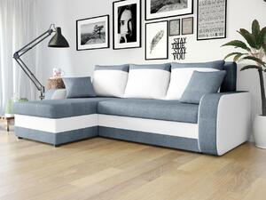 Mirjan24 Rohová sedačka Burnet Lux, Dostupné poťahy: Bristol 2442 + ekokoža Soft 017 (biela) 5903211013539