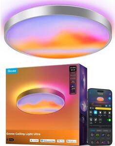 Govee - LED RGBICWW stmievateľné stropné svietidlo LED/55W/230V priemer 53 cm Matter Wi-Fi