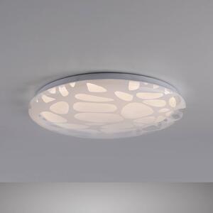 JUST LIGHT. GmbH Stropné LED svetlo ART Plafo 14009, biele, železo, diaľkové ovládanie, Biela / opálová, Obývacia izba / jedáleň, kov, Moderný, Závesné svietidlo