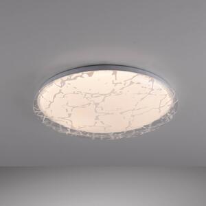 JUST LIGHT. GmbH Stropné LED svetlo ART Plafo 14008, biele, železo, diaľkové ovládanie, Biela / opálová, Obývacia izba / jedáleň, kov, Moderný, Závesné svietidlo