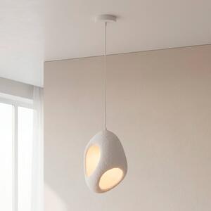 JUST LIGHT. GmbH Závesné svietidlo Artoni, biele, plast, E27, Biela / opálová, Obývacia izba / jedáleň, Plast, Moderný, Závesné svietidlo