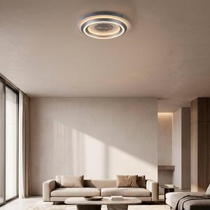JUST LIGHT. GmbH Stropné LED svetlo Cichio, strieborná farba, železo, 3 000 K, Hliník / sivá / zinok, Obývacia izba / jedáleň, kov, Moderný, Závesné svietidlo