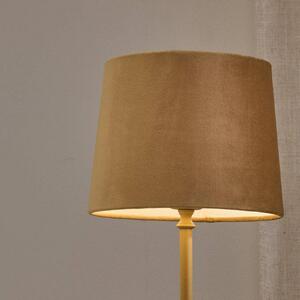 PR Home Stolová lampa Tove, žltá, výška 56 cm, kov/textil