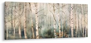 Obraz - Kresba lesného vzoru (120x50 cm)