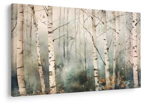 Obraz - Kresba lesného vzoru (90x60 cm)