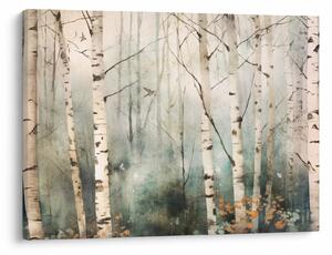 Obraz - Kresba lesného vzoru (70x50 cm)