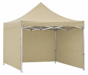 JAKS Nožnicový stan PREMIUM QUALITY bežový 3 m x 3 m