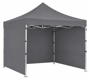 JAKS Nožnicový stan PREMIUM QUALITY šedý 3 m x 3 m