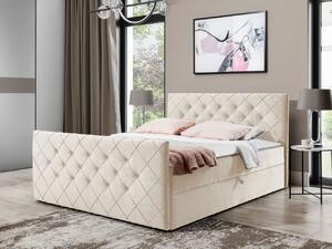 Mirjan24 Kontinentálna posteľ Dotan, Rozmer postele: 120x200, Dostupné poťahy: Amor Velvet 4304 5903211095689