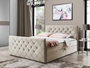 Mirjan24 Kontinentálna posteľ Dotan, Rozmer postele: 120x200, Dostupné poťahy: Amor Velvet 4303 5903211095672